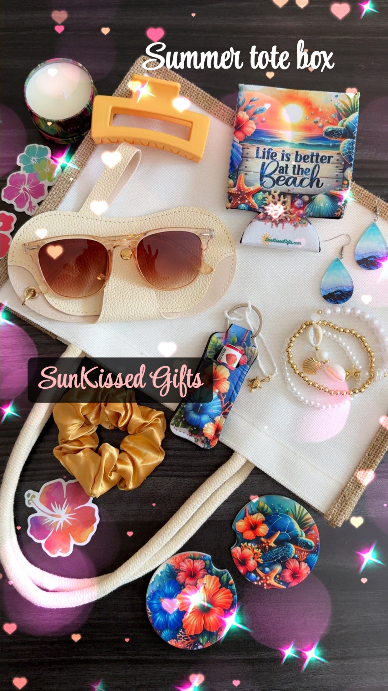 Beach Bound Small Tote & accessories